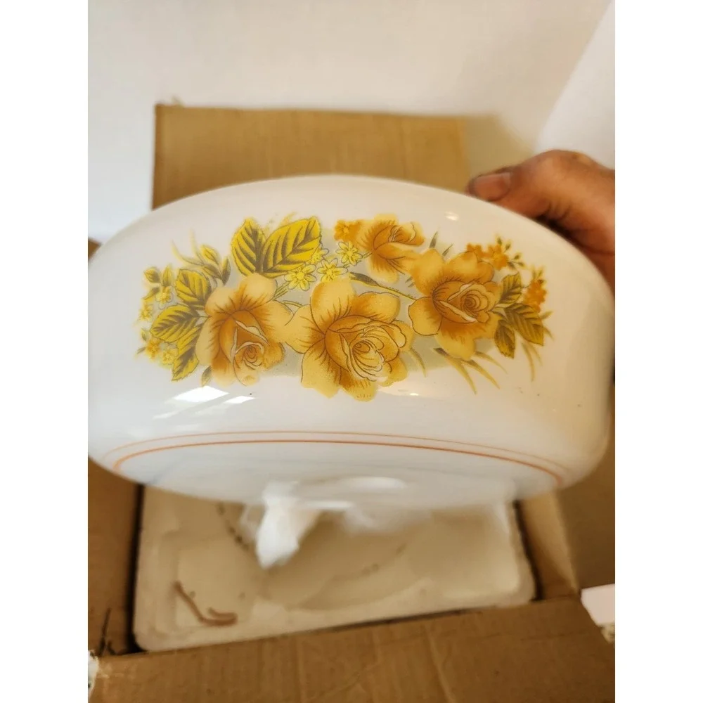 Vintage Milk Glass White Flowers‎ Ceiling Fan Light Lamp Shade Globe Floral Kit